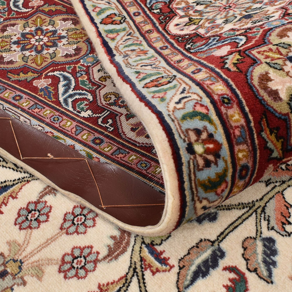 Persisk tæppe - Tabriz - Royal - 250 x 177 cm - sand