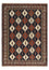 Persisk tæppe - Nomadisk - 205 x 150 cm - flerfarvet