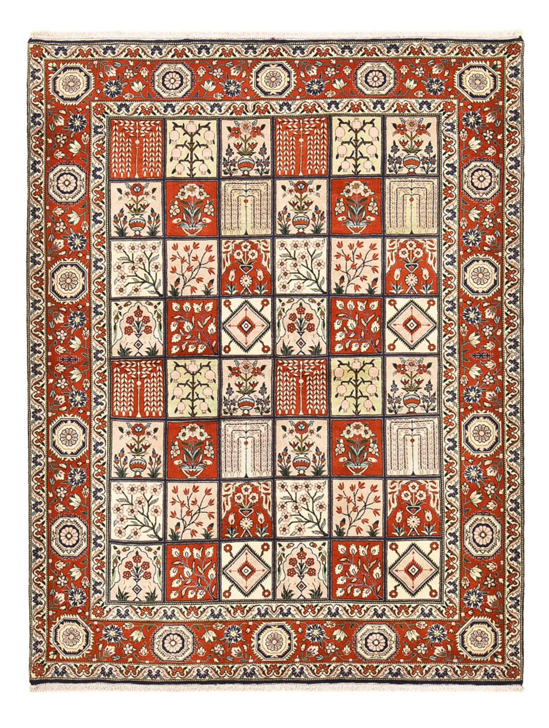 Persisk tæppe - Nomadisk - 241 x 181 cm - flerfarvet