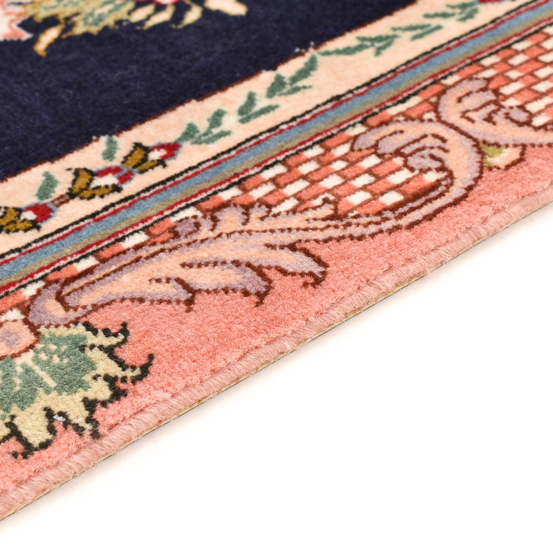 Persisk tæppe - Tabriz - Royal - 90 x 60 cm - mørkeblå