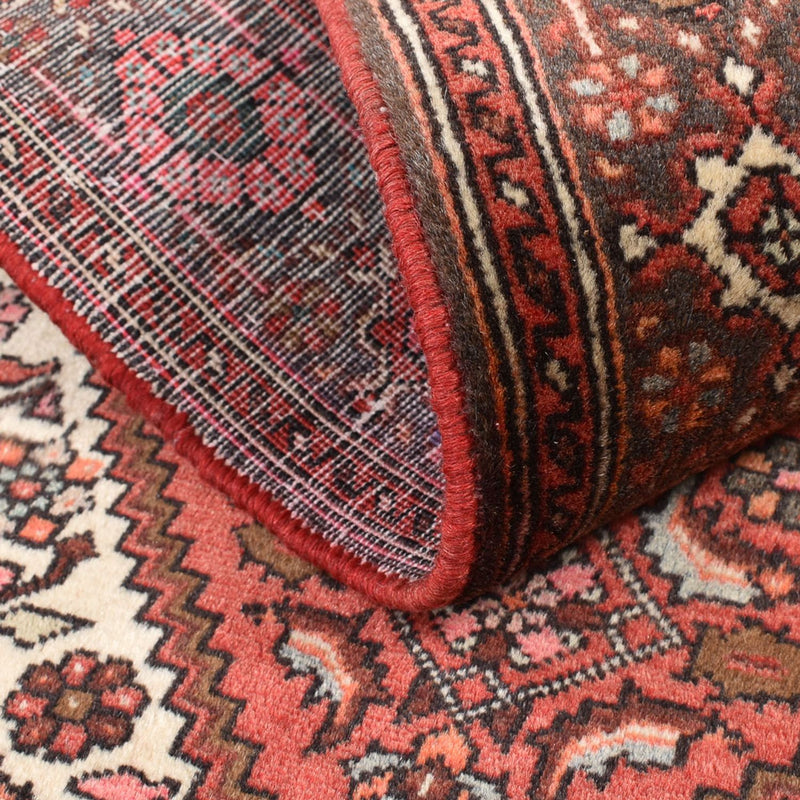 Persisk tæppe - Bijar - 138 x 86 cm - lysrød