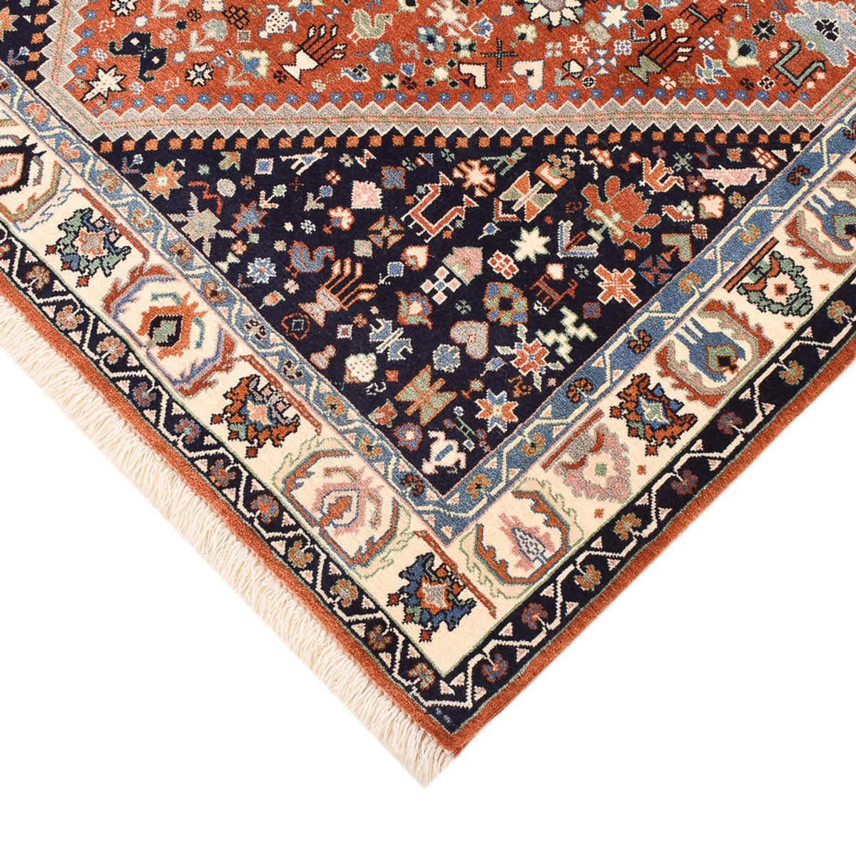 Gabbeh-tæppe - Kashkuli Persisk - 162 x 116 cm - rust