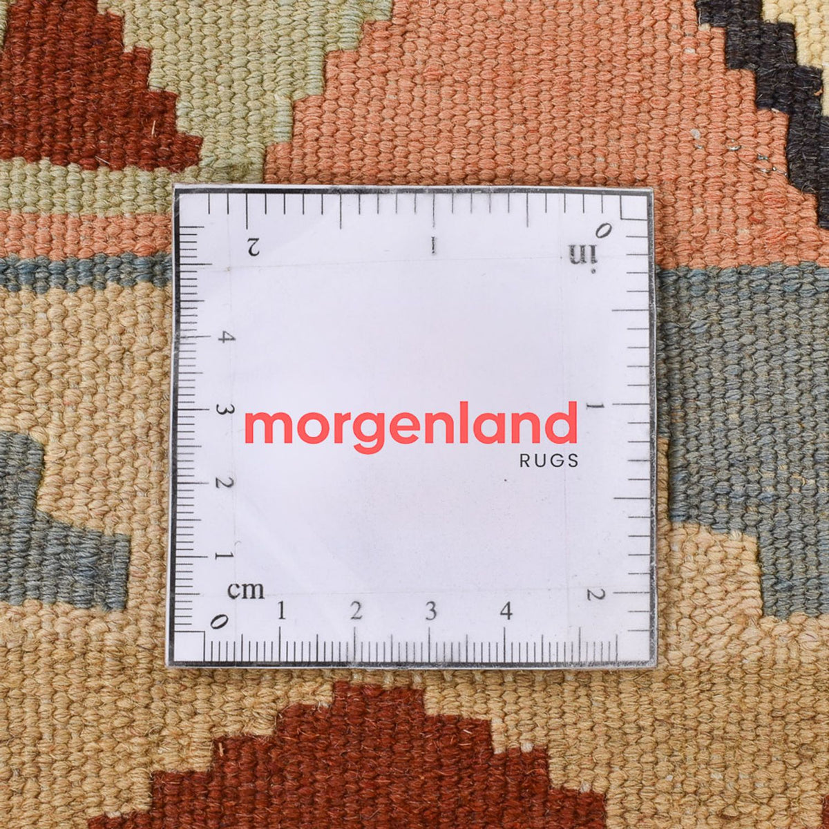 Kelim-tæppe - orientalsk - 147 x 110 cm - flerfarvet