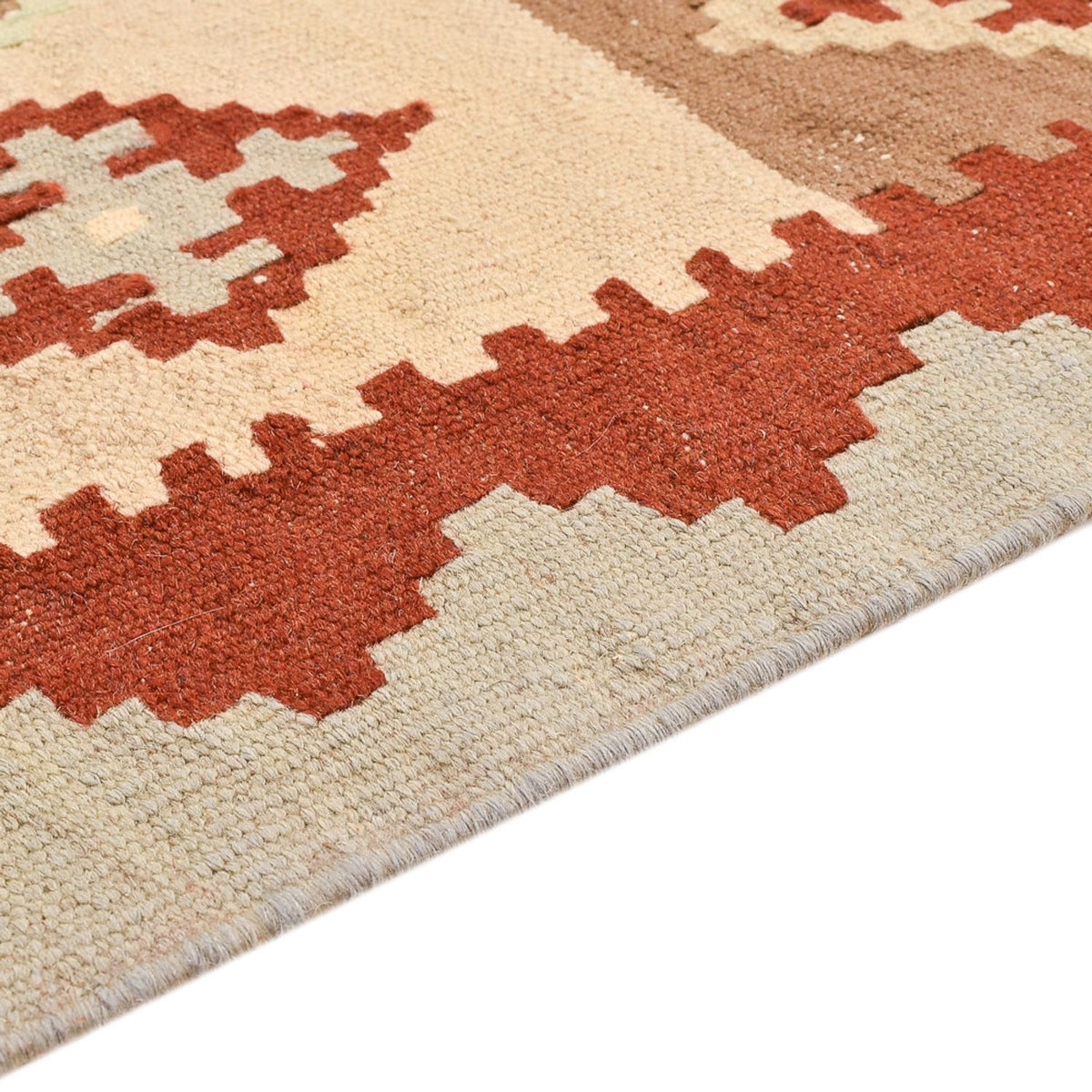 Kelim-tæppe - orientalsk - 145 x 96 cm - flerfarvet