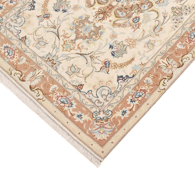 Løber Persisk tæppe - Tabriz - Royal - 372 x 87 cm - beige