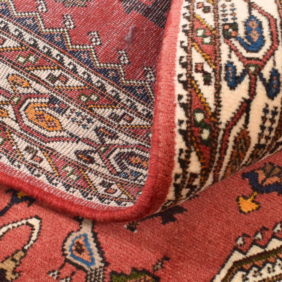 Persisk tæppe - Nomadisk - 205 x 140 cm - rød