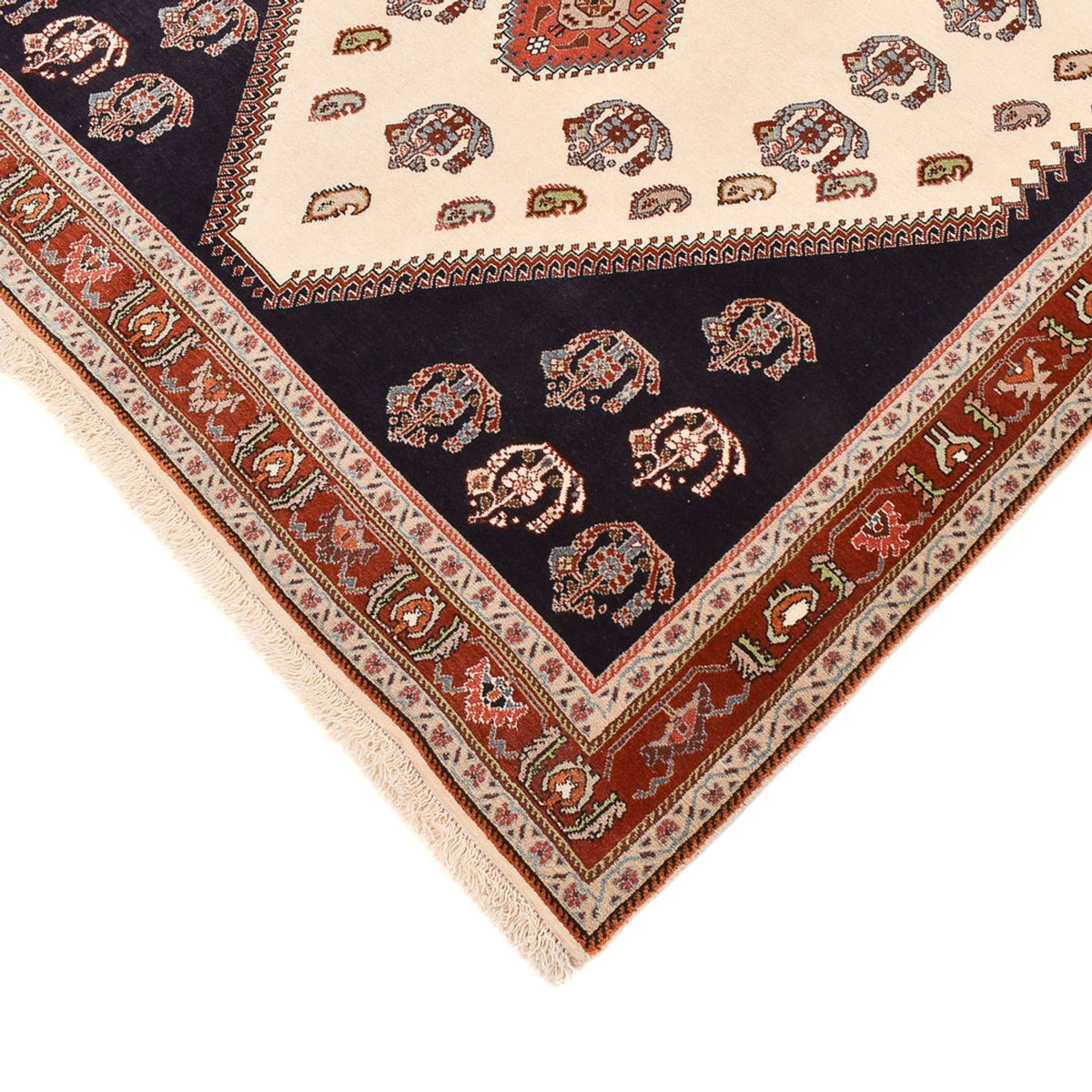 Persisk tæppe - Nomadisk - 237 x 150 cm - flerfarvet