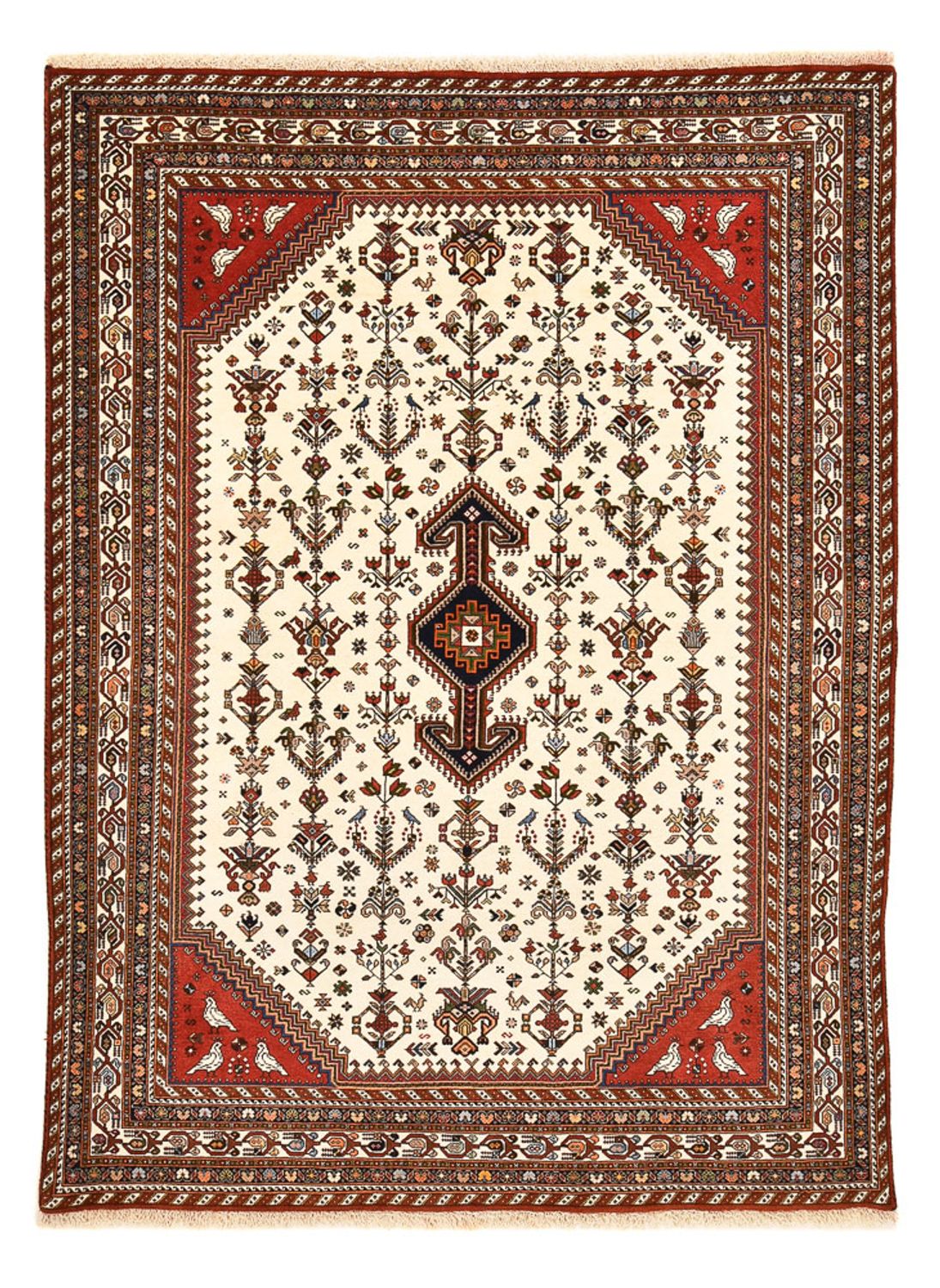 Persisk tæppe - Nomadisk - 243 x 168 cm - flerfarvet