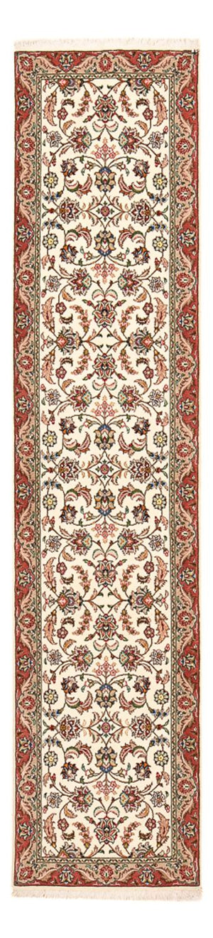 Løber Persisk tæppe - Tabriz - Royal - 301 x 68 cm - beige