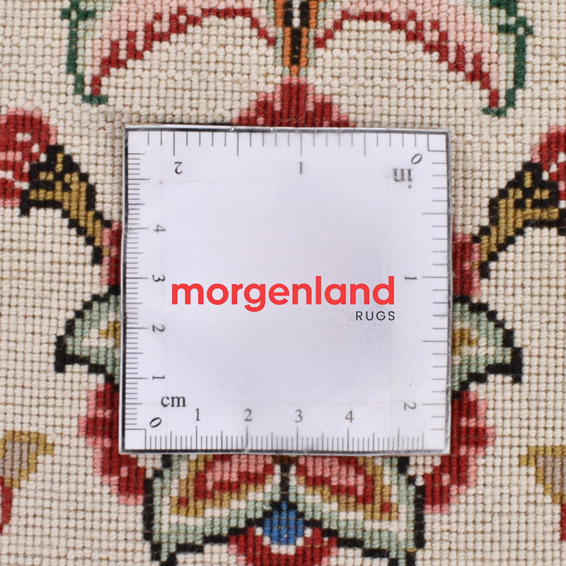 Løber Persisk tæppe - Tabriz - Royal - 301 x 68 cm - beige