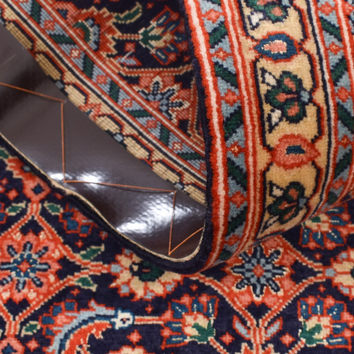 Løber Persisk tæppe - Tabriz - Royal - 192 x 64 cm - rust