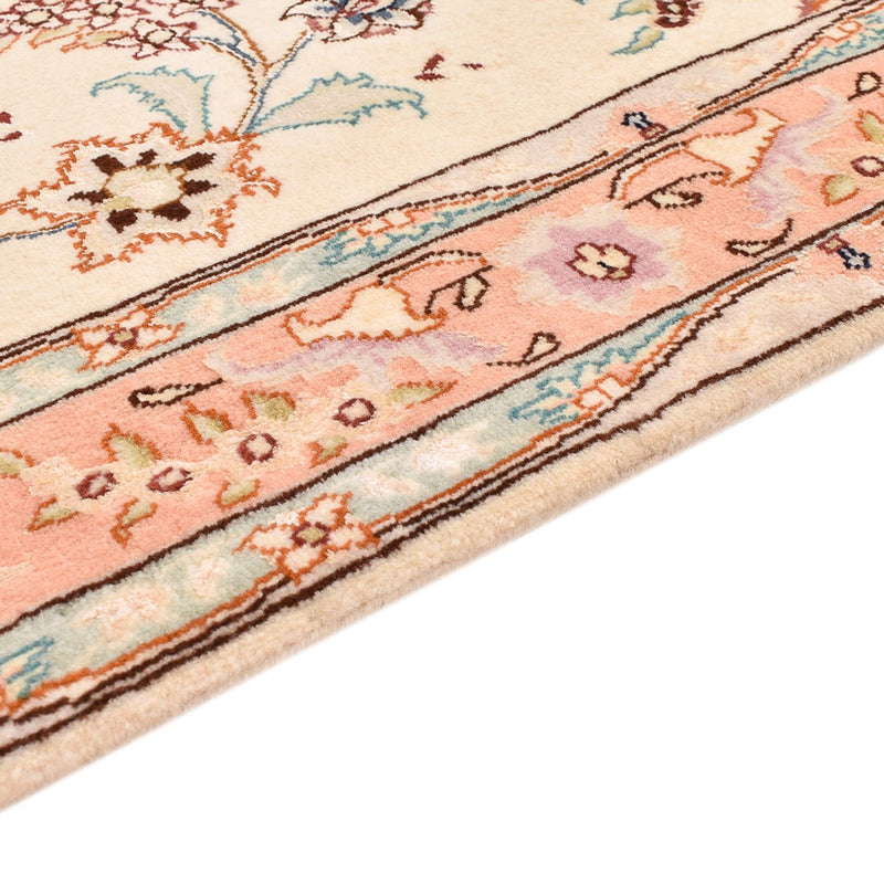 Løber Persisk tæppe - Tabriz - Royal - 210 x 81 cm - beige