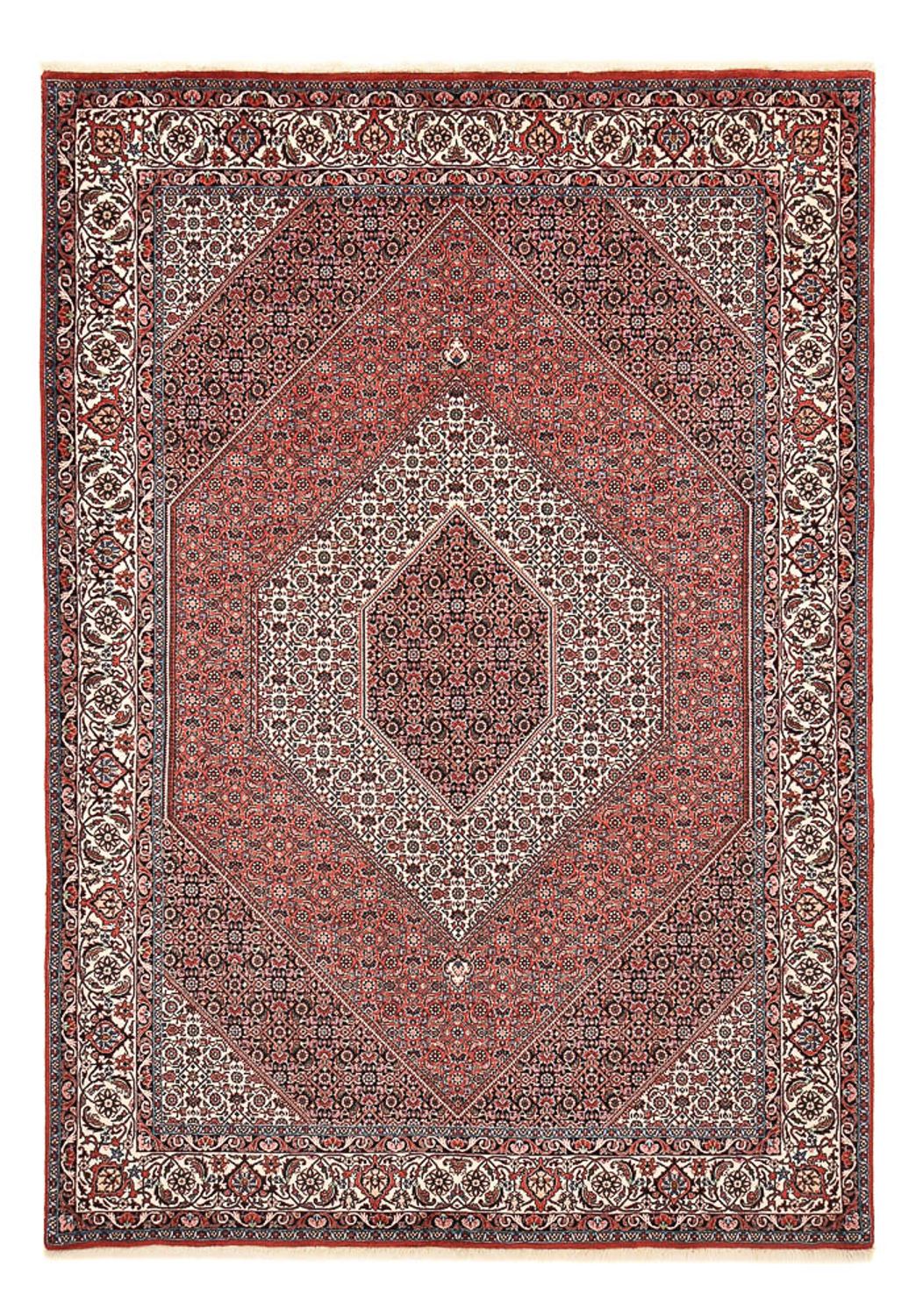 Persisk tæppe - Bijar - 292 x 205 cm - rust