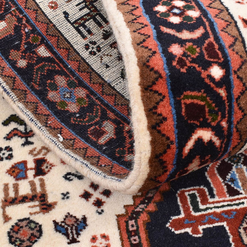 Løber Gabbeh-tæppe - Kashkuli Persisk - 205 x 65 cm - flerfarvet