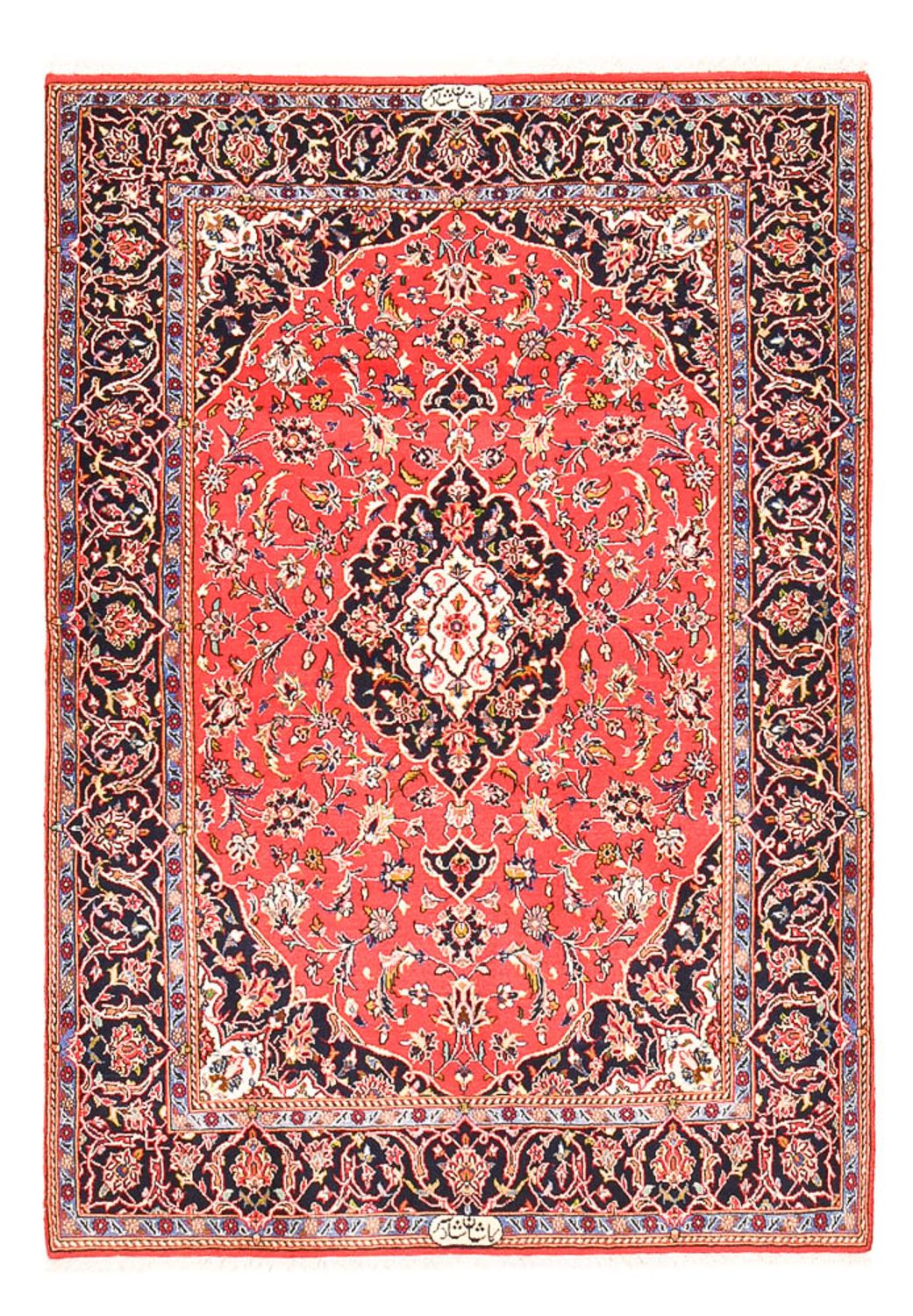 Persisk tæppe - Keshan - 175 x 118 cm - rød