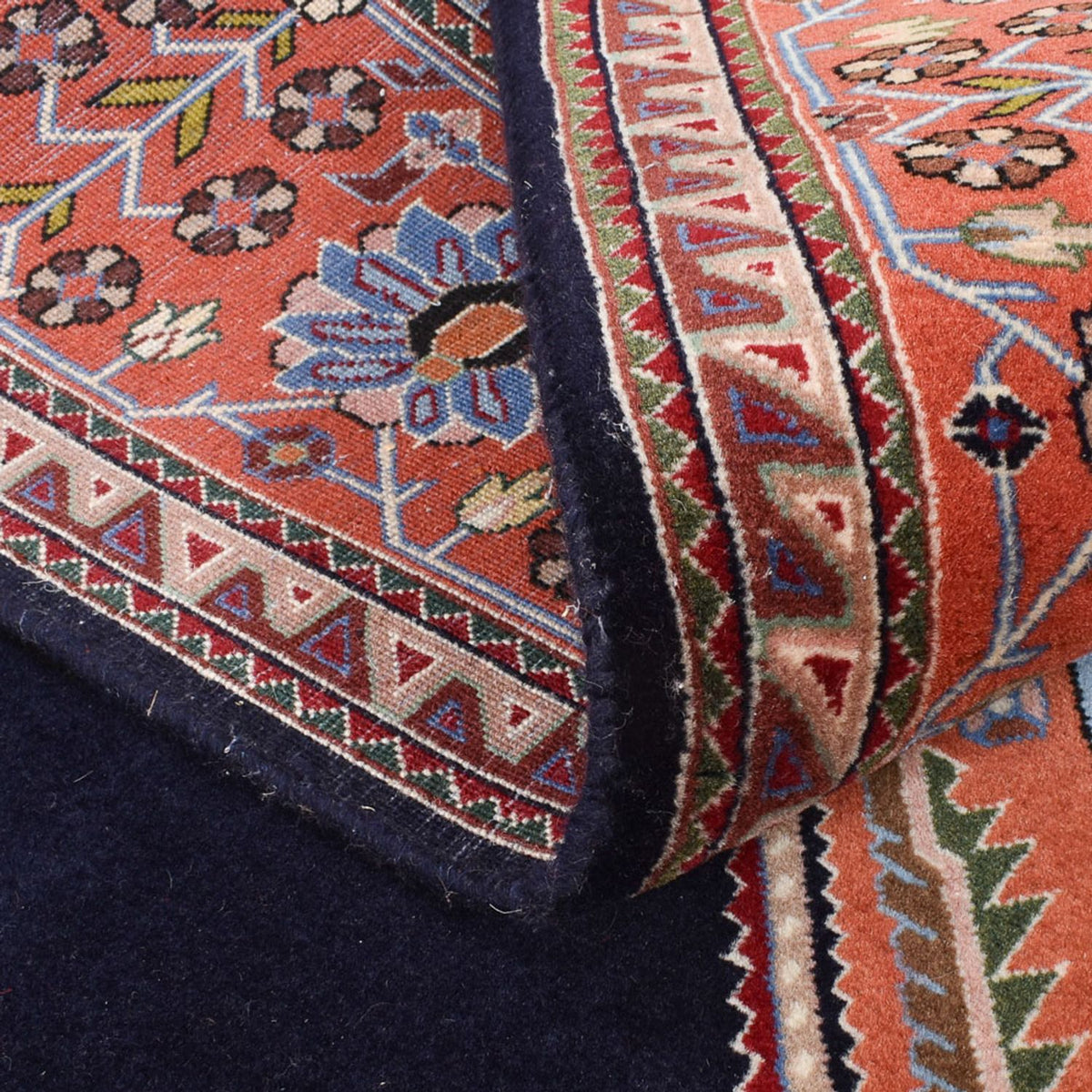 Gabbeh-tæppe - Kashkuli Persisk - 250 x 180 cm - mørkeblå