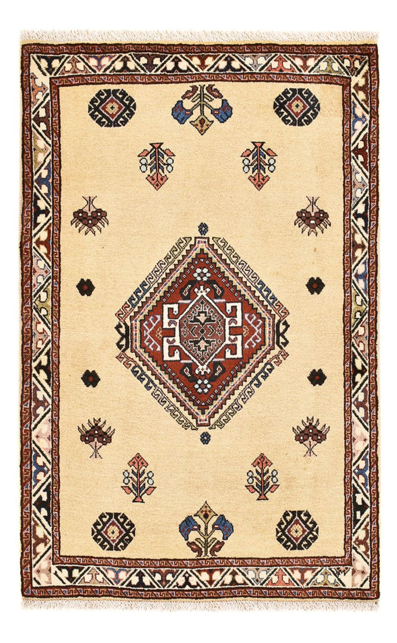 Gabbeh-tæppe - Kashkuli Persisk - 125 x 80 cm - lys beige