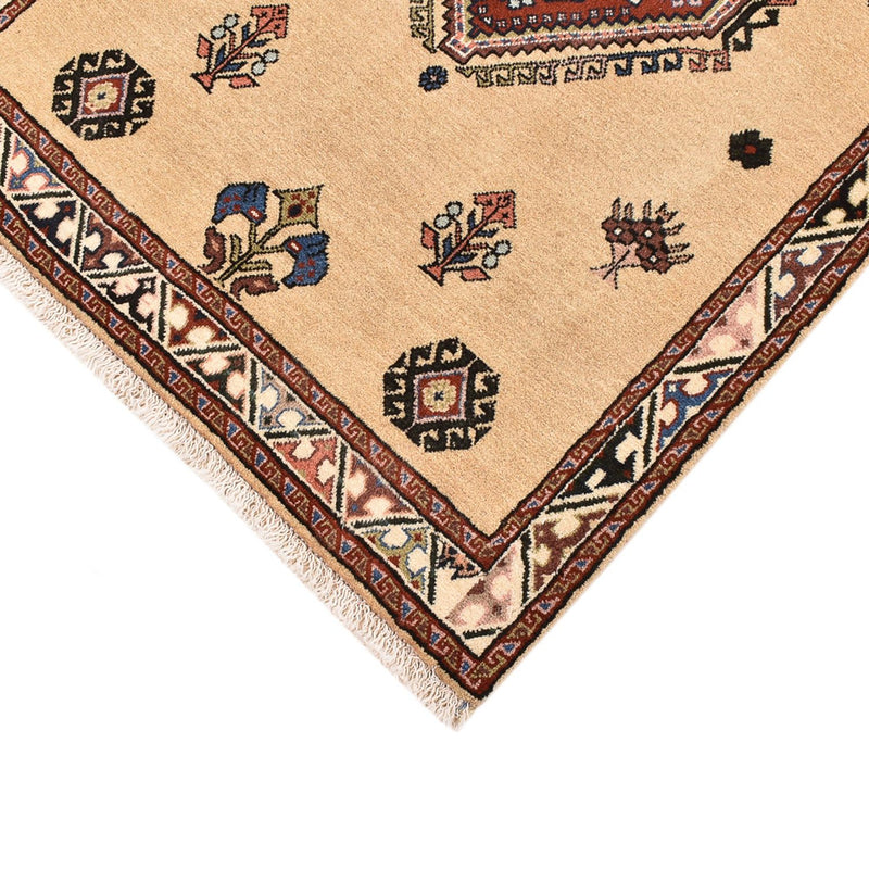 Gabbeh-tæppe - Kashkuli Persisk - 125 x 80 cm - lys beige