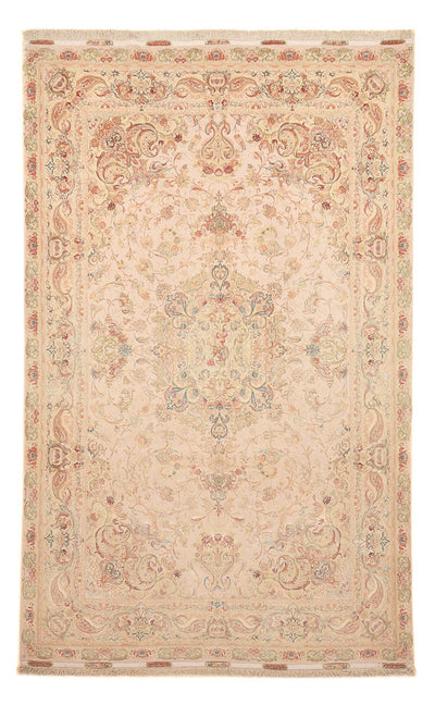 Tabriz - 50 Raj Tæppe 200x314cm - Persisk tæppe - lys beige