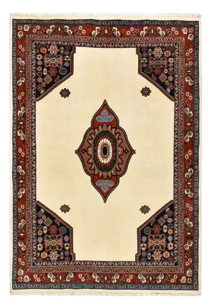 Gabbeh-tæppe - Kashkuli Persisk - 218 x 150 cm - lys beige