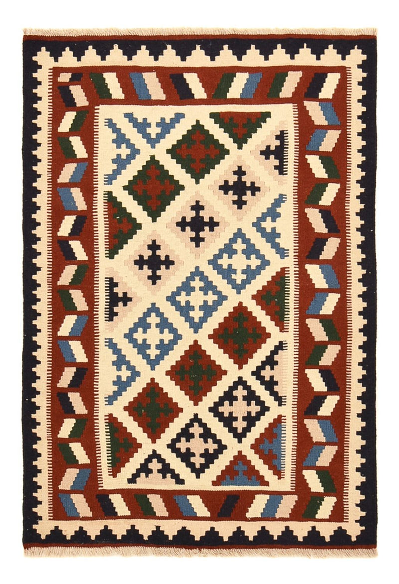 Kelim-tæppe - orientalsk - 148 x 100 cm - flerfarvet