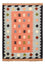 Kelim-tæppe - orientalsk - 143 x 100 cm - flerfarvet