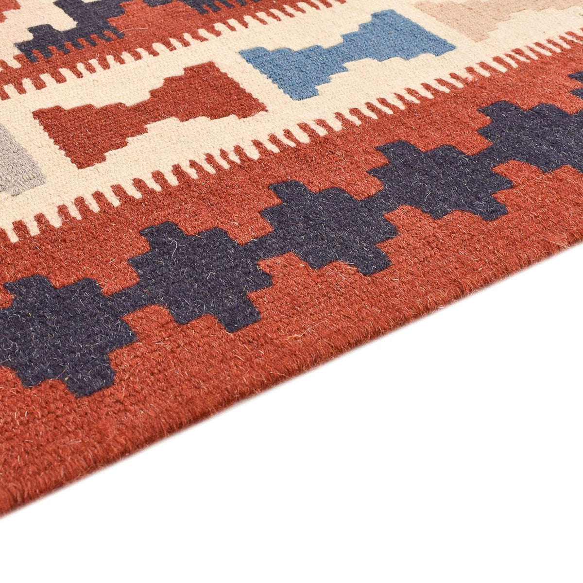 Kelim-tæppe - orientalsk - 150 x 103 cm - flerfarvet