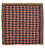 Kelim-tæppe - orientalsk firkantet - 66 x 66 cm - flerfarvet