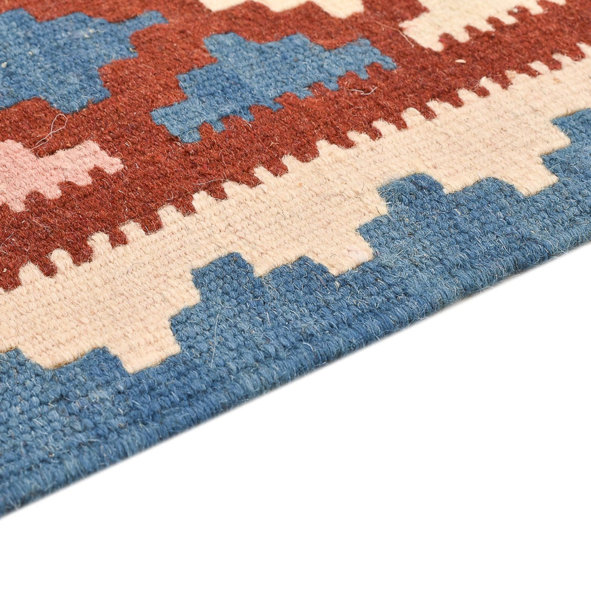 Kelim-tæppe - orientalsk - 146 x 103 cm - flerfarvet