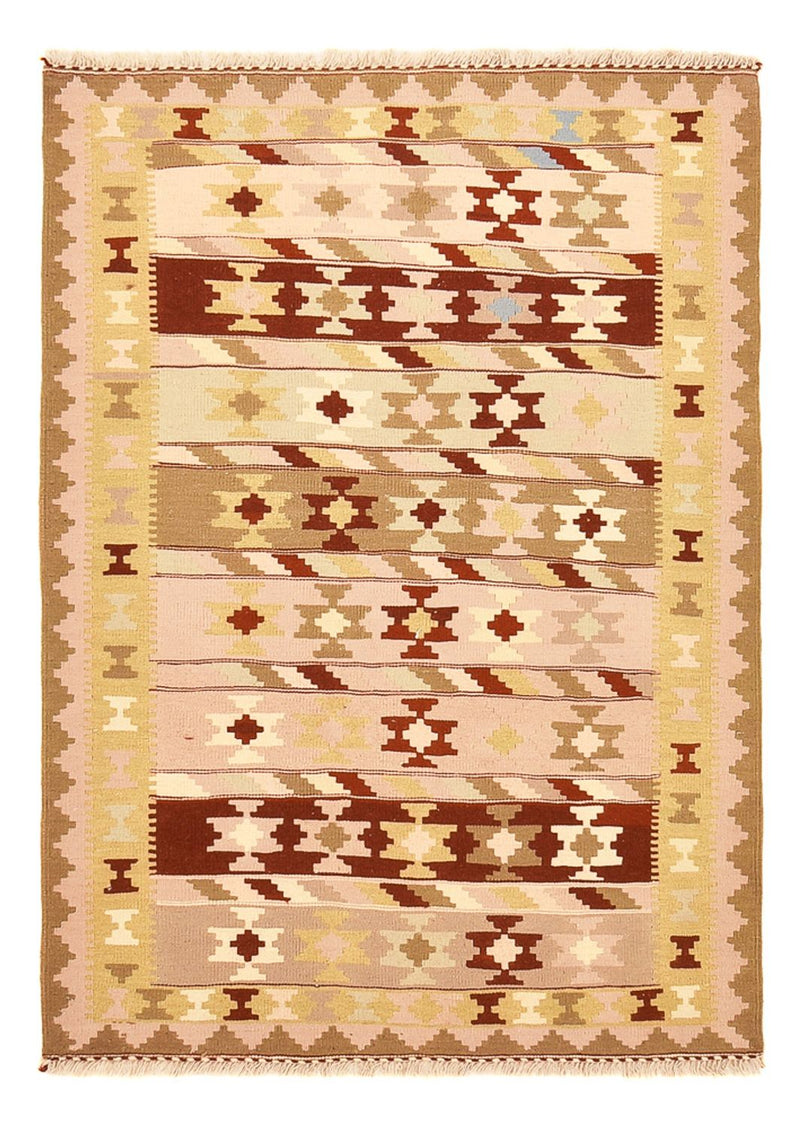Kelim-tæppe - orientalsk - 150 x 104 cm - flerfarvet