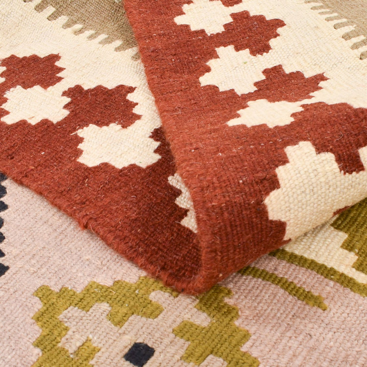 Kelim-tæppe - orientalsk - 150 x 102 cm - flerfarvet