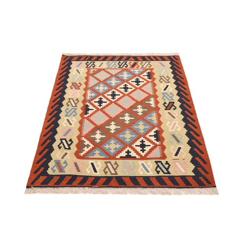 Kelim-tæppe - orientalsk - 140 x 104 cm - flerfarvet