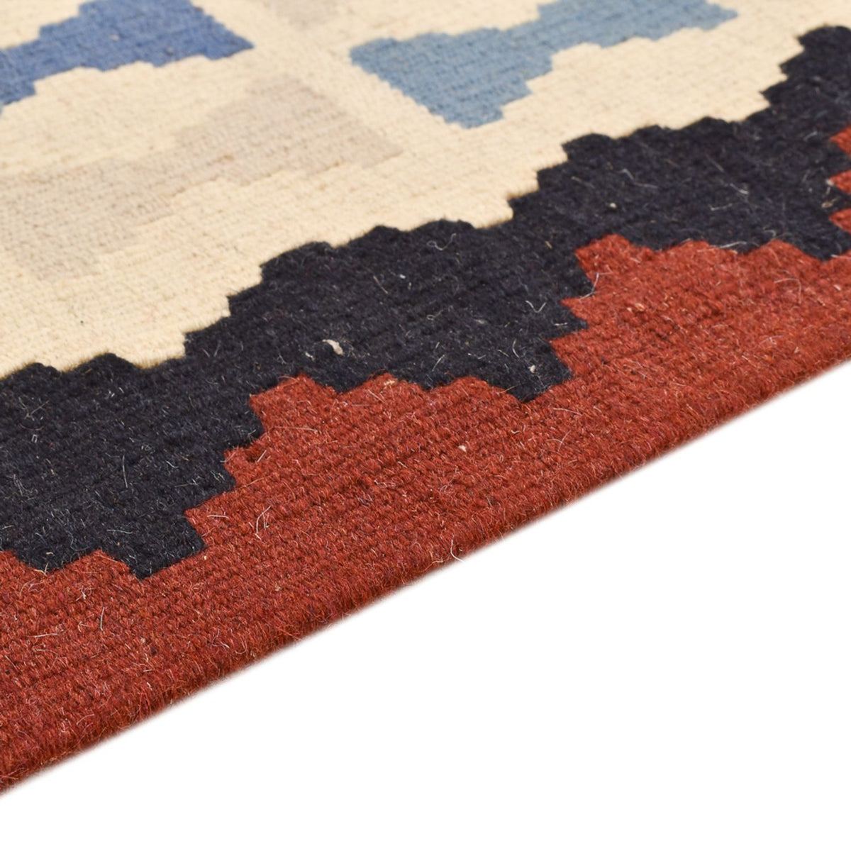 Kelim-tæppe - orientalsk - 148 x 110 cm - flerfarvet