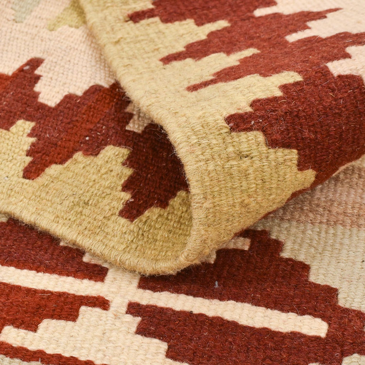 Kelim-tæppe - orientalsk - 146 x 104 cm - flerfarvet