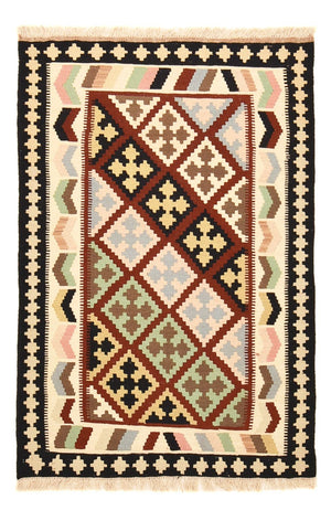Kelim-tæppe - orientalsk - 145 x 98 cm - flerfarvet