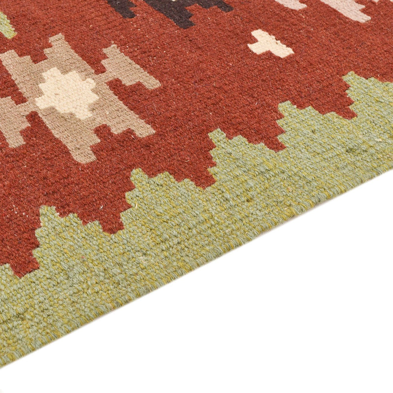 Kelim-tæppe - orientalsk - 132 x 97 cm - flerfarvet