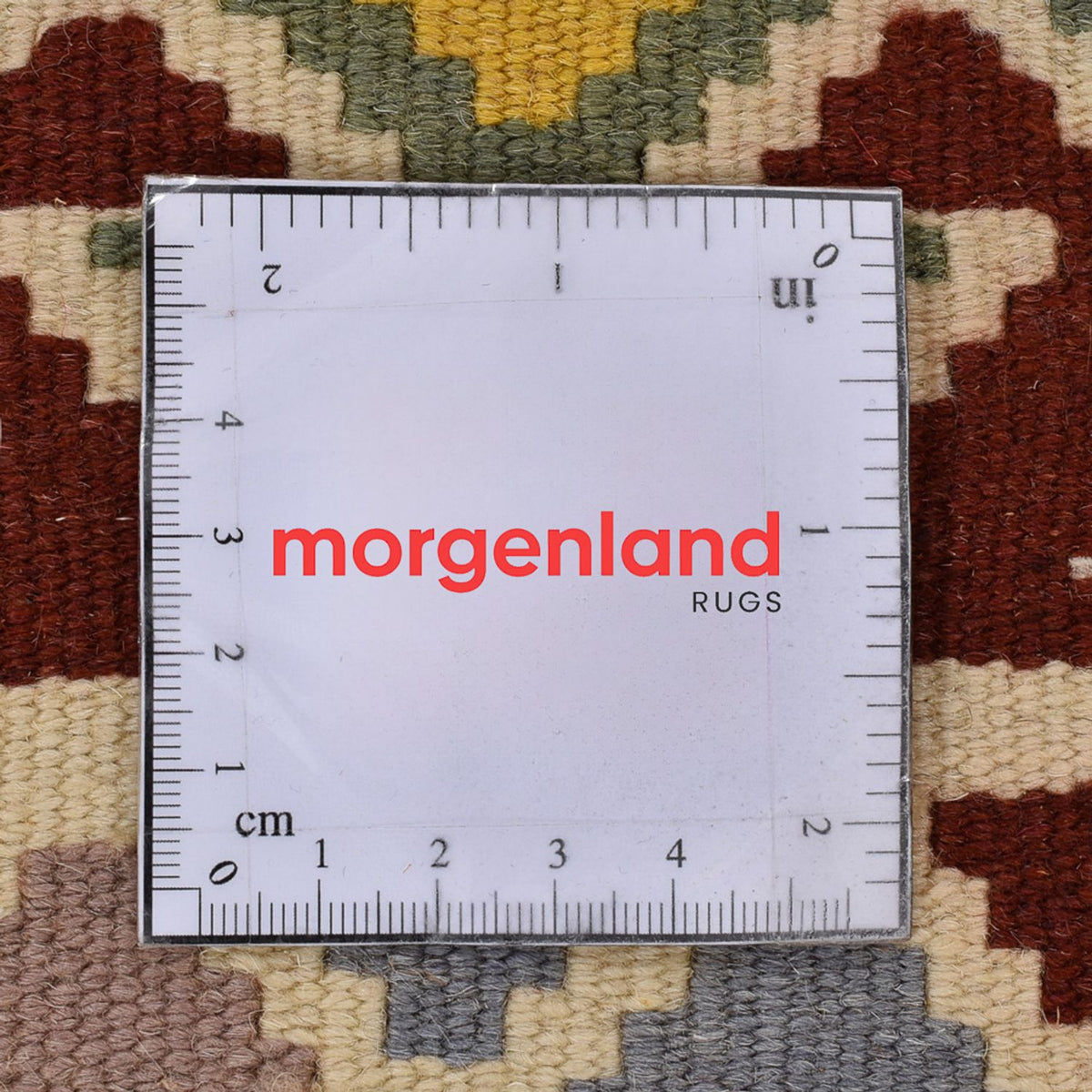 Kelim-tæppe - orientalsk - 145 x 106 cm - flerfarvet