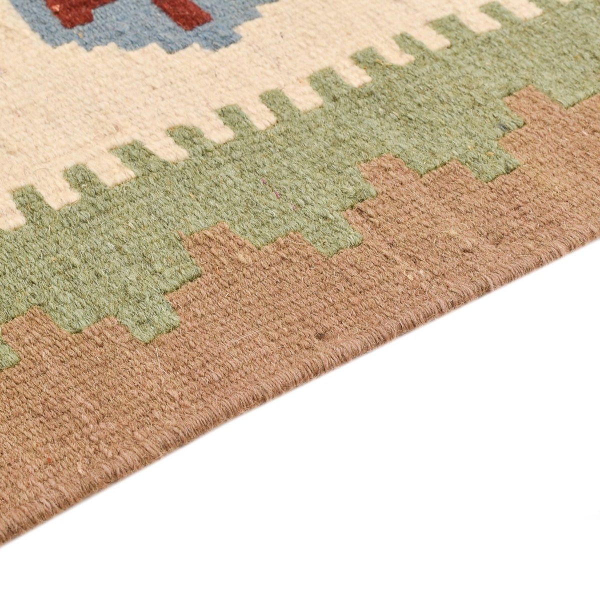 Kelim-tæppe - orientalsk - 144 x 108 cm - flerfarvet