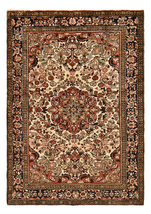 Persisk tæppe - Nomadisk - 209 x 153 cm - mørk beige