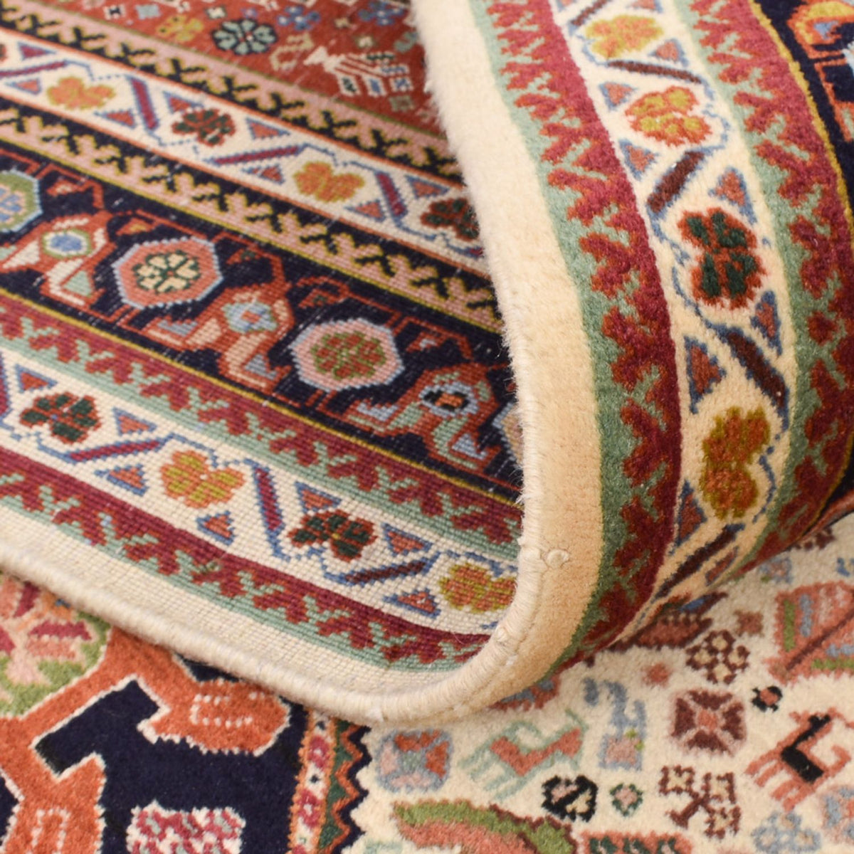 Gabbeh-tæppe - Kashkuli Persisk - 222 x 174 cm - sand