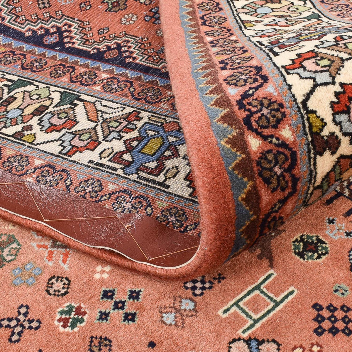 Gabbeh-tæppe - Kashkuli Persisk - 208 x 156 cm - lysrød