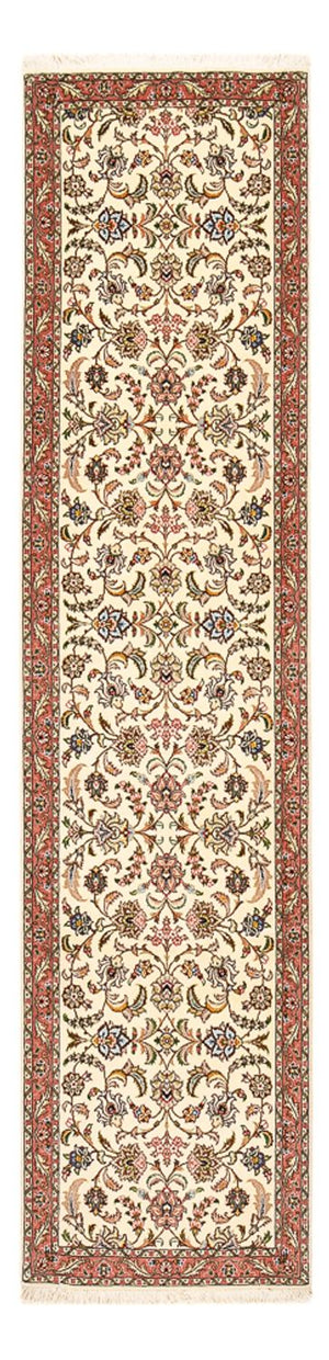 Løber Persisk tæppe - Tabriz - Premium - 302 x 72 cm - sand