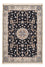 Persisk tæppe - Nain - Premium - 308 x 207 cm - mørkeblå