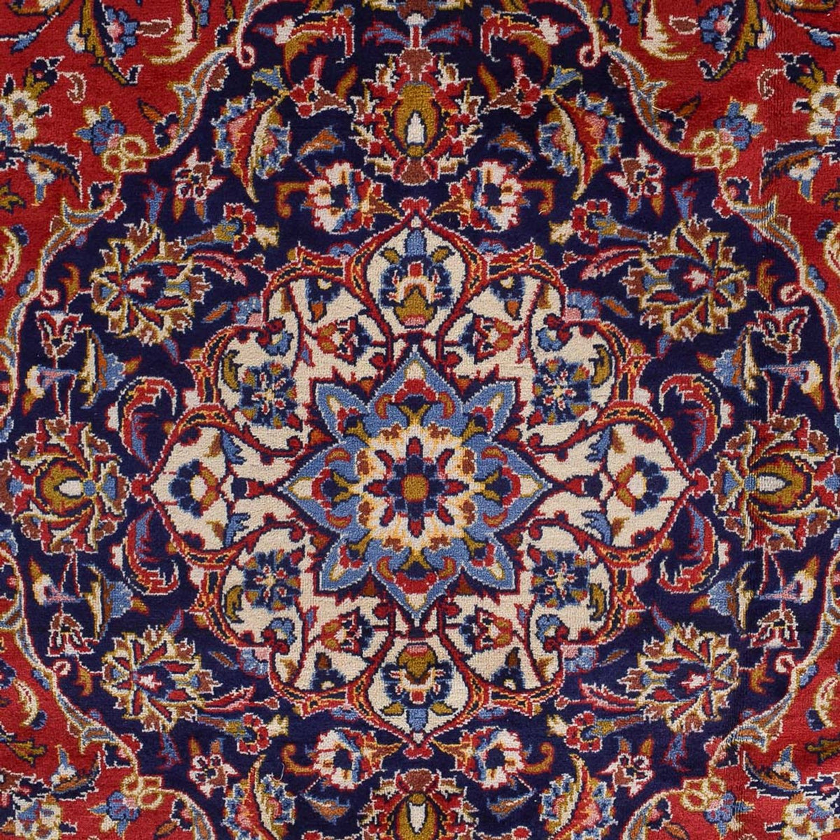 Persisk tæppe - Keshan - 487 x 300 cm - rød