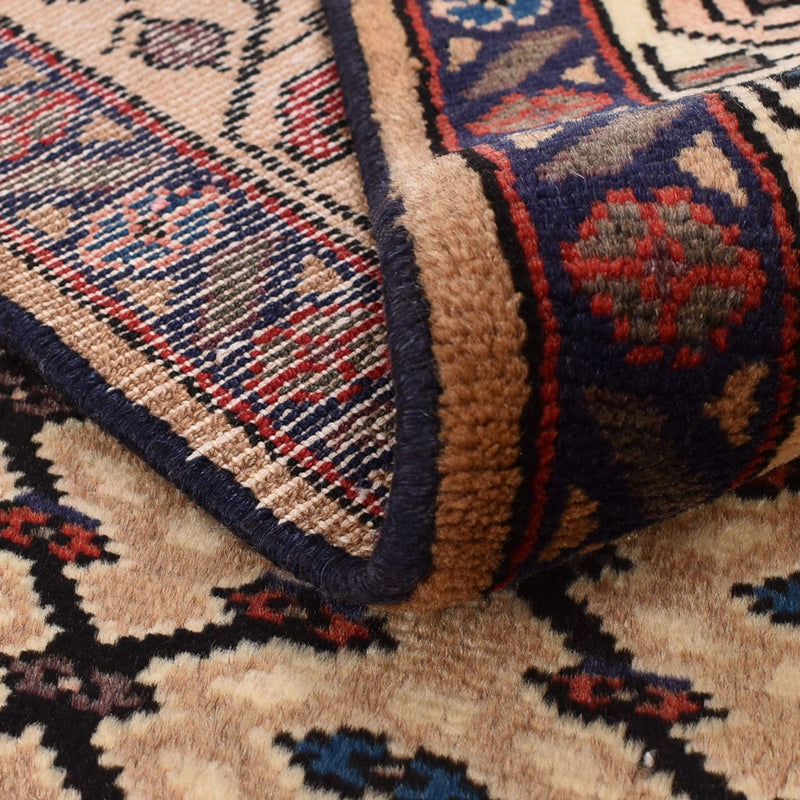 Løber Persisk tæppe - Nomadisk - 383 x 100 cm - sand