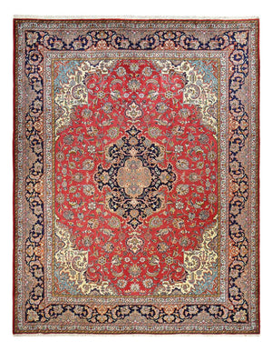 Persisk tæppe - Tabriz - Royal - 400 x 307 cm - rød