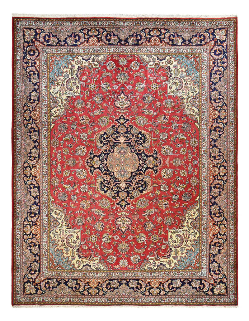 Persisk tæppe - Tabriz - Royal - 400 x 307 cm - rød