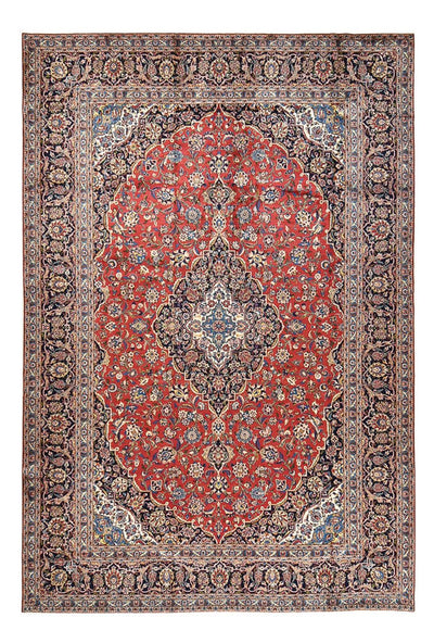 Kashan Tæppe 306x459cm - Persisk tæppe - rød