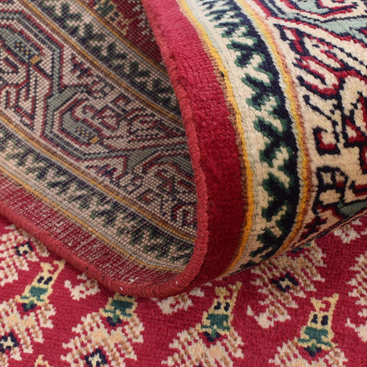 Løber Persisk tæppe - Tabriz - 478 x 99 cm - rød