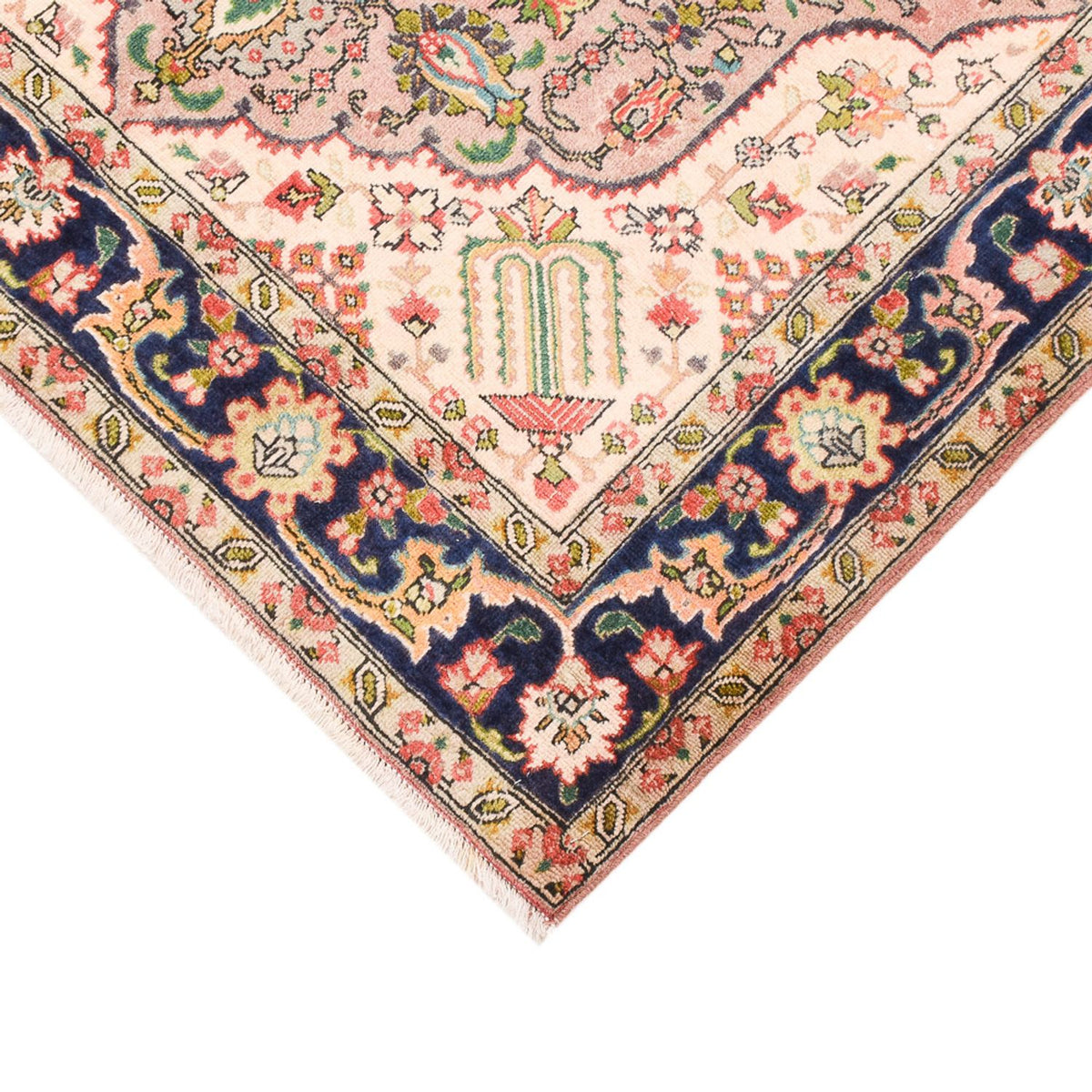 Persisk tæppe - Tabriz - 140 x 100 cm - beige